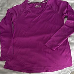 Jockey Women's Vibrant Magenta Long Sleeve Tee